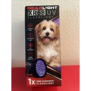 GearLight UV Black Light Flashlight XR68 - Water Resistant